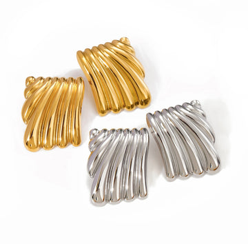 Statement Block Earrings