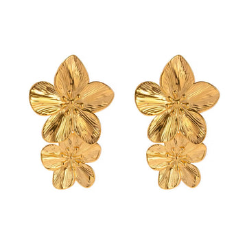 Double Flower Earrings