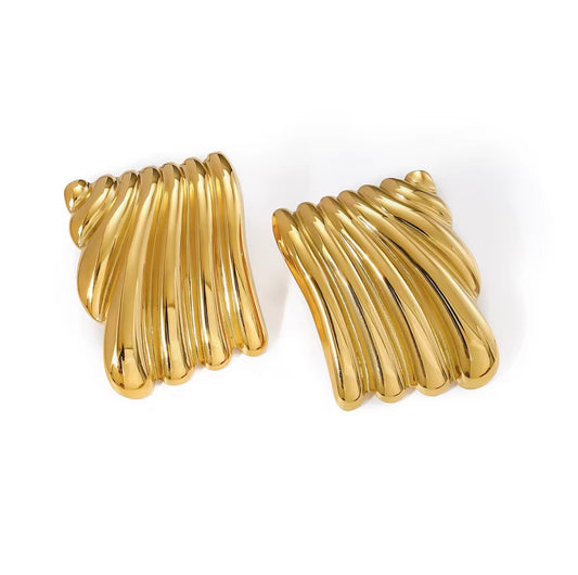 Statement Block Earrings