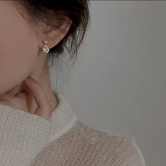 Water Drop Stud Earrings