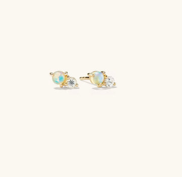 Moonstone Studs