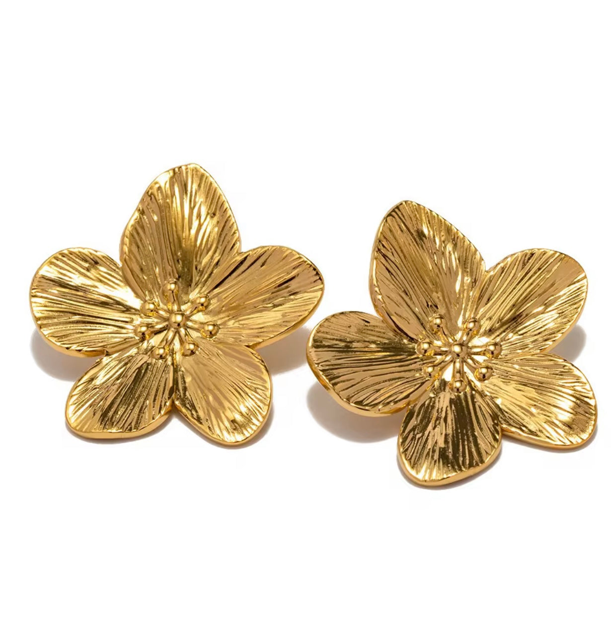 Single Flower Earrings