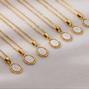 Vintage Initial Necklace